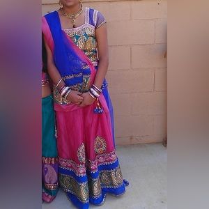Indian Multicolored Lengha
